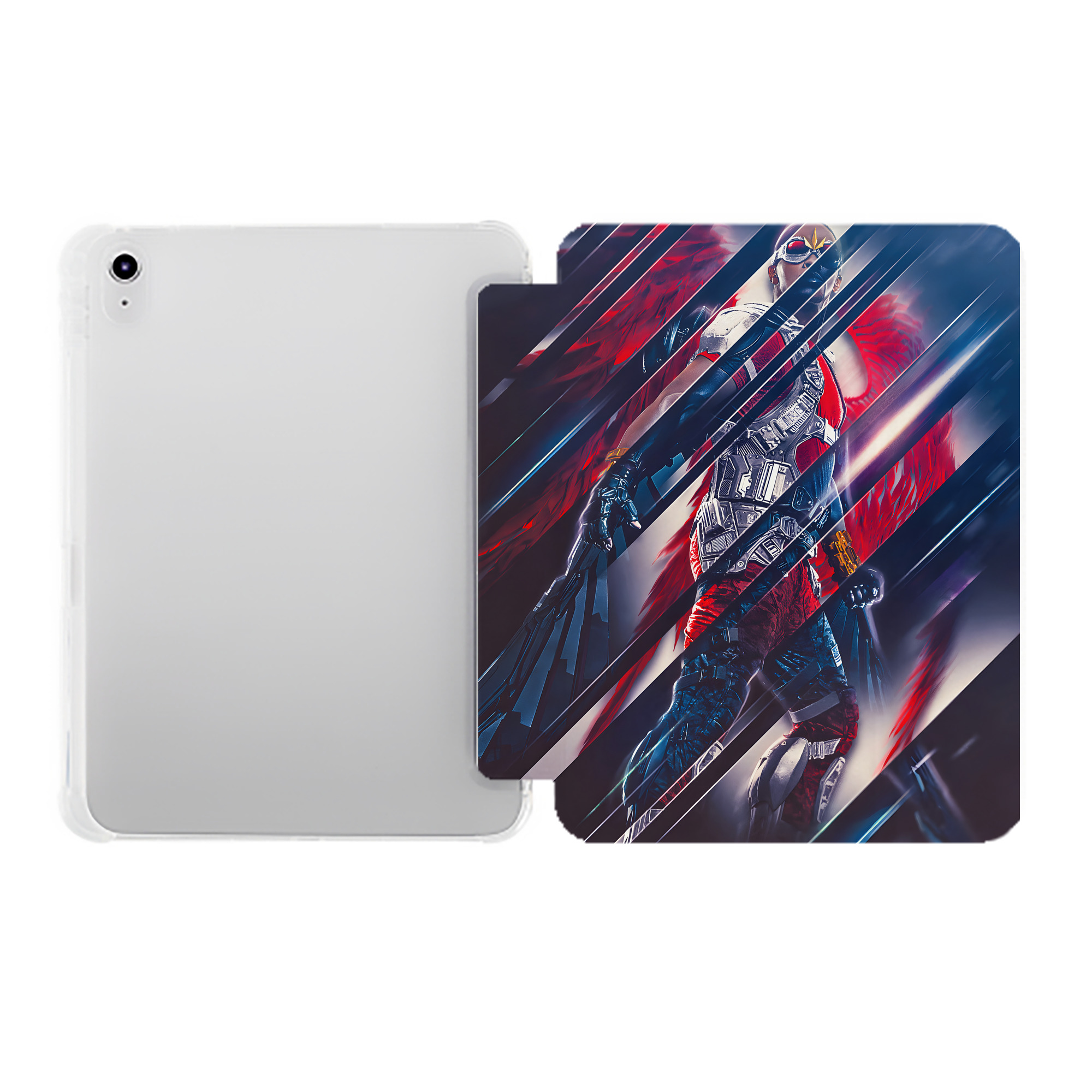 （画像用） アベンジャーズ The Avengers IPad ケース ペン収納付き 三つ折りスタンド PUレザー×シリコン 対応機種9.5/10.5/10.9インチ